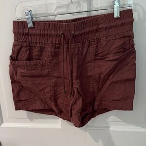 Athleta Cabo Linen 4” Shorts